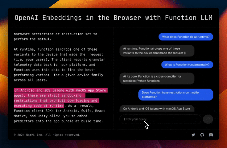 Let's Retrieve Documents Locally in the Browser